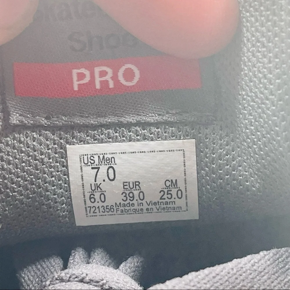 Vans Ave Pro Black Pewter Men‎ Size 7